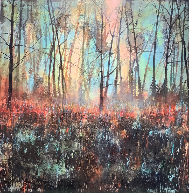 Abstract Woodland by Jo Starkey