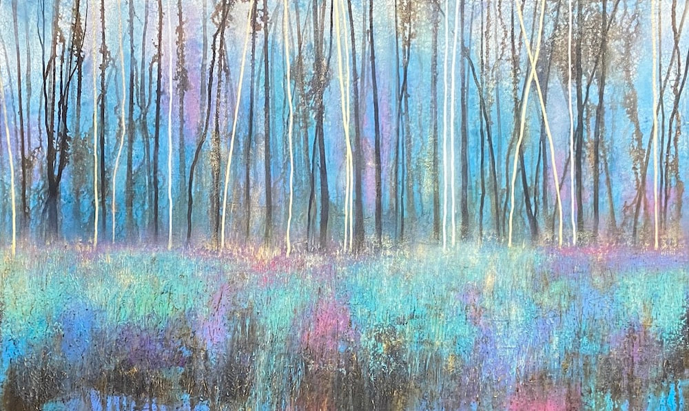 Woodland Painting by Jo Starkey