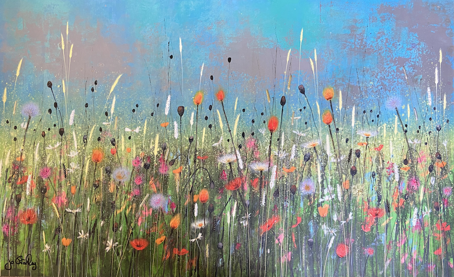 Summer Meadow Landscape by Jo Starkey