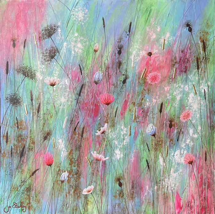 Abstract Flower Art by Jo Starkey