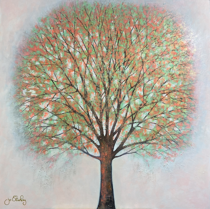 Solitary Autumnal Tree by Jo Starkey